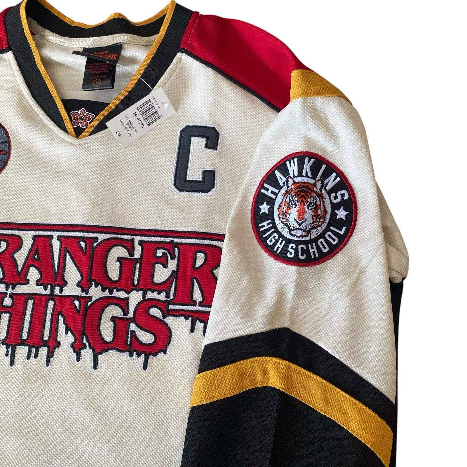 Stranger Things Logo Hockey Jersey