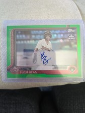 2025 Topps Pro Debut - Rikuu Nishida #PD-86 Green Foil /99 (RC)