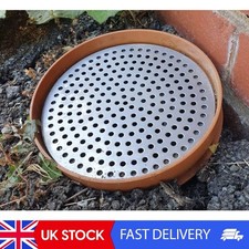 Versatile Round Drain Protector - Stainless Steel with Multiple Size Options