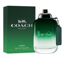 NWT Coach Green 3.3 Oz Men  s Eau De Toilette Spray