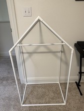 Petit Maison Kids Closet White Dress Up Clothing Garment Rack Hanging Organizer