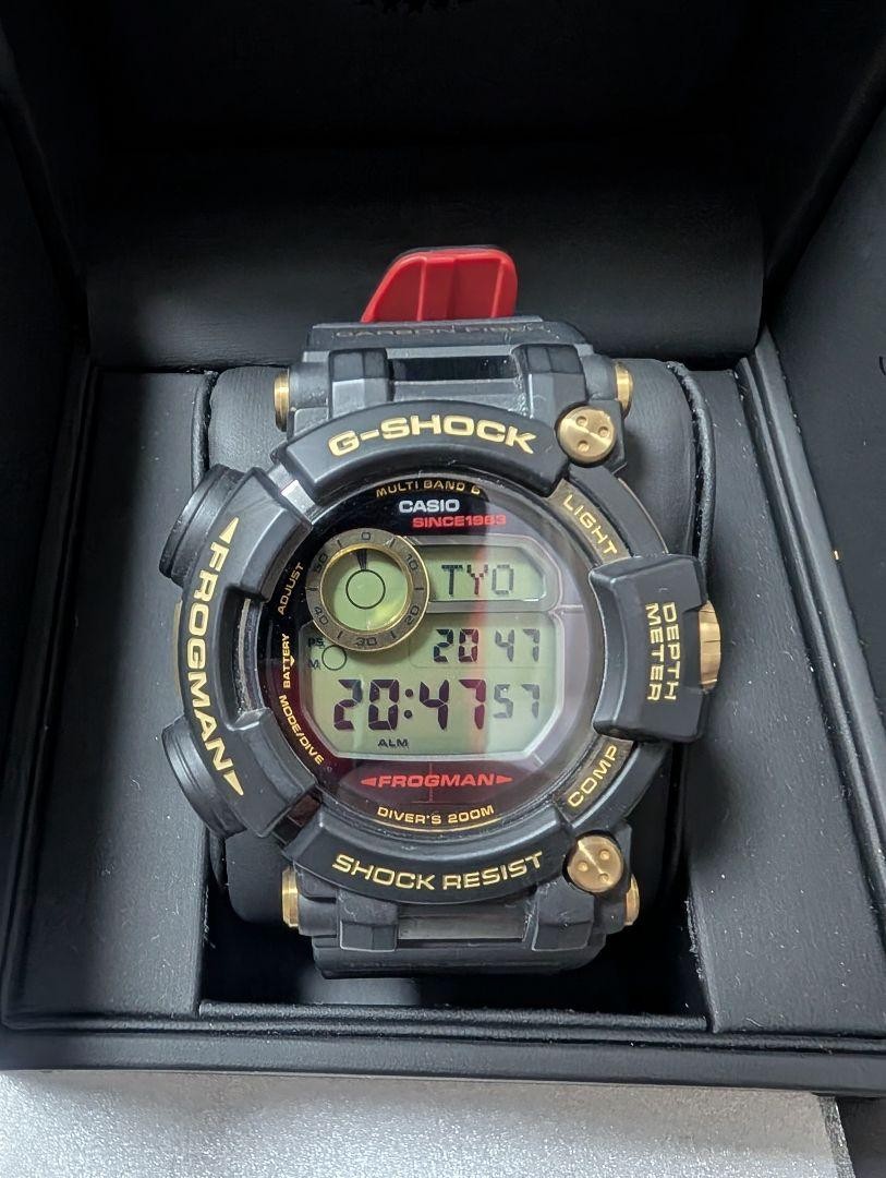Casio G-Shock GWF-D1035B-1JR Frogman Gold 35th Anniversary Watch Pre-Owned with Signs of Wear
