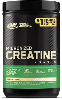 Micronized Creatine Monohydrate Powder, Unflavored, 120 Servings, 600 Grams (Pac