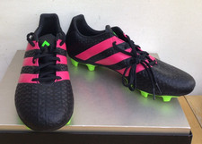 ¡Nuevo! TACOS DE FÚTBOL ADIDAS ACE 16.4 Art AF4978 Hombre’s 9.5 Rosa, Negro, Verde Neón