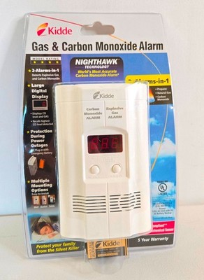 Kidde KN-COEG-3 Explosive Gas Alarm Carbon Monoxide Alarm Detector with Battery