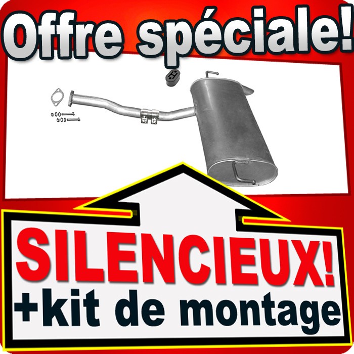 Silencieux arrière anti-rouille échappement défectueux ix35 Sportage 1.7 CRDi