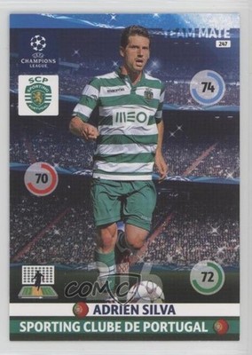 2014 Panini Adrenalyn XL UEFA Champions League Team Mate Adrien Silva #247 1h2w