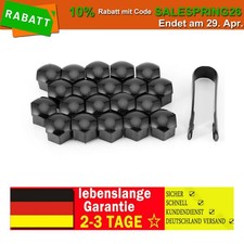 17mm Radschrauben Radmuttern Bolzen Universell FÜR AUDI 20x Kappen FÜR Skoda
