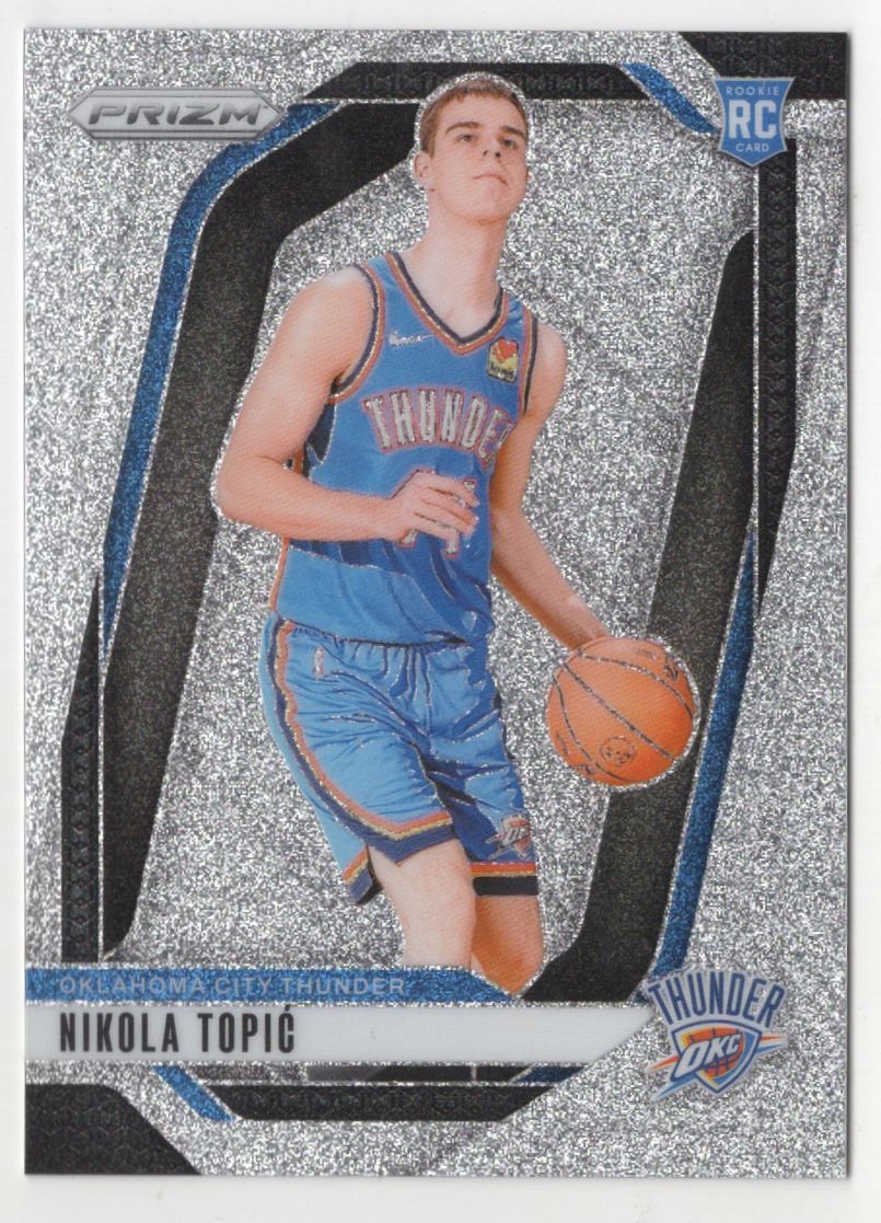 2024-25 Panini Prizm Glitter Nikola Topic RC OKC Thunder #230