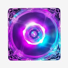 80mm 7 Color LED PC Case Cooling Fan Silent 12V Computer Chassis Cooler Quiet