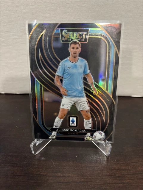 2024-25 Panini Select Serie A Lazio Alessio Romagnoli Mezzanine Black Prizm 1/1