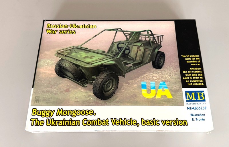 MASTER BOX. BUGGY MONGOOSE. UKRAINIAN COMBAT VEHICLE. 1/35 SCALE. MB35239.