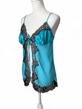 Victoria  s Secret Silk Flyaway Babydoll Y2K 2003