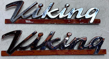 1960 1961 Chevy Truck Viking Hood Side Emblems Emblem Name Plates Original Gm
