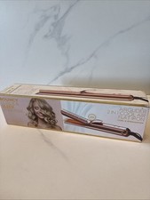 Bellezza Curl  Straighten AirGlider 2 In 1 Cool Air Flat Iron Rose Gold Open Bx