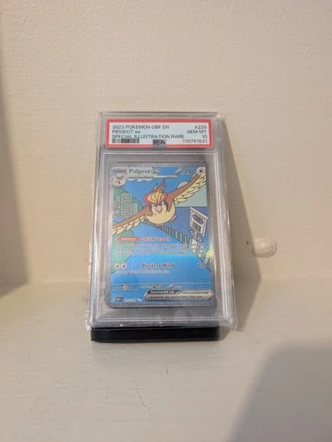 Pokémon 2023 SV Obsidian Flames Pidgeot EX Full Art 225/197 PSA 10