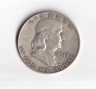 1949 P FRANKLIN SILVER HALF DOLLAR  -NO COMBINED SHIPPING