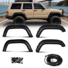 Fender Flares For 1984-2001 1988 1989 1990 Jeep Cherokee Xj Sport Utility 4-door