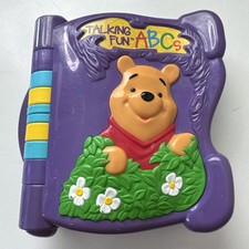 Disney Winnie The Pooh Talking Fun ABCs Electronic Book Mattel  TESTED WORKING 