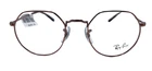 Women Ray Ban RB6465 Jack Optic Rose-Gold Round Designated Eyeglasses