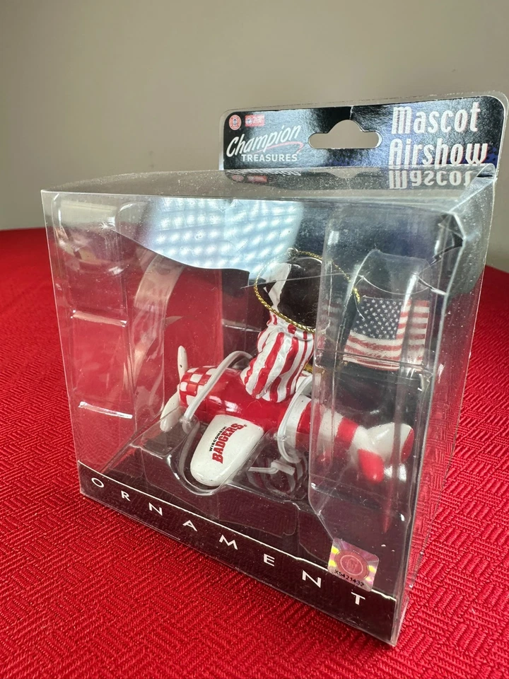 Rare VTG University of Wisconsin Bucky Badgers ornament Champion Treasures Xmas - Image 2 of 4