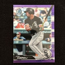 2019 Bowman Chrome - José Abreu #69 Purple Refractor /250