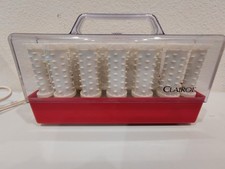 Clairol Style Setter Hot Rollers Curlers Model C-20-1 Tested Working 20 Clips