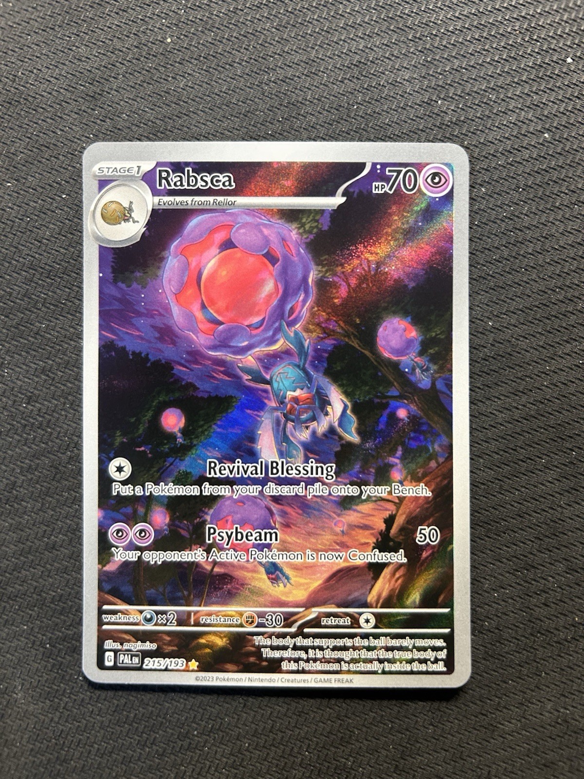 Pokemon TCG Rabsca 215/193! NM Condition! See Description!