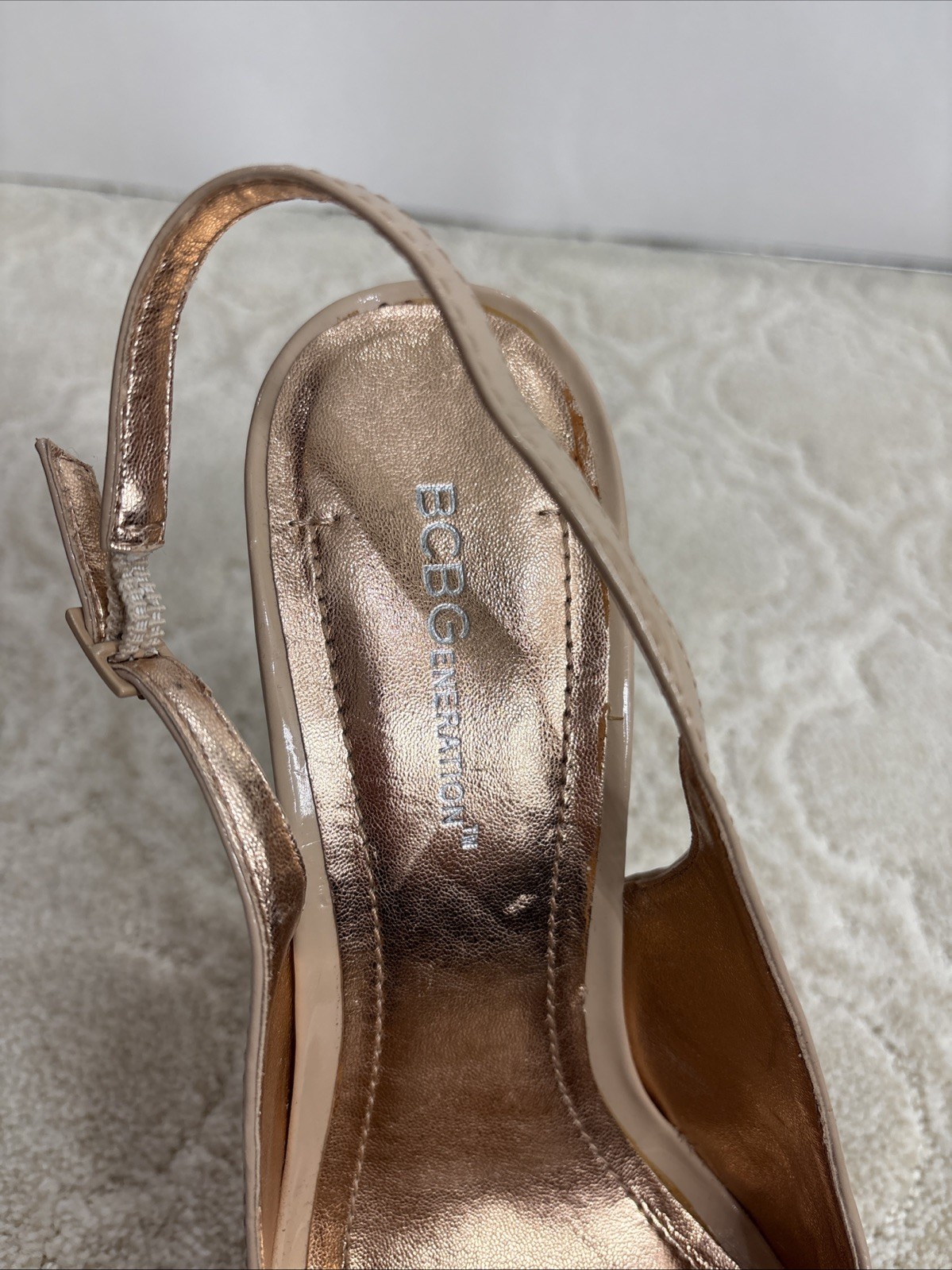 BCBGeneration Angelo Beige/Nude Platform Stiletto… - image 12