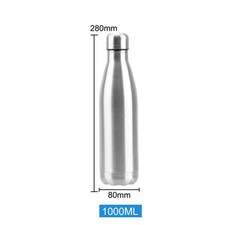 Stainless Steel Water Bottle Sports Drink Cup Flask single layer 750/1000ml AU — image 3