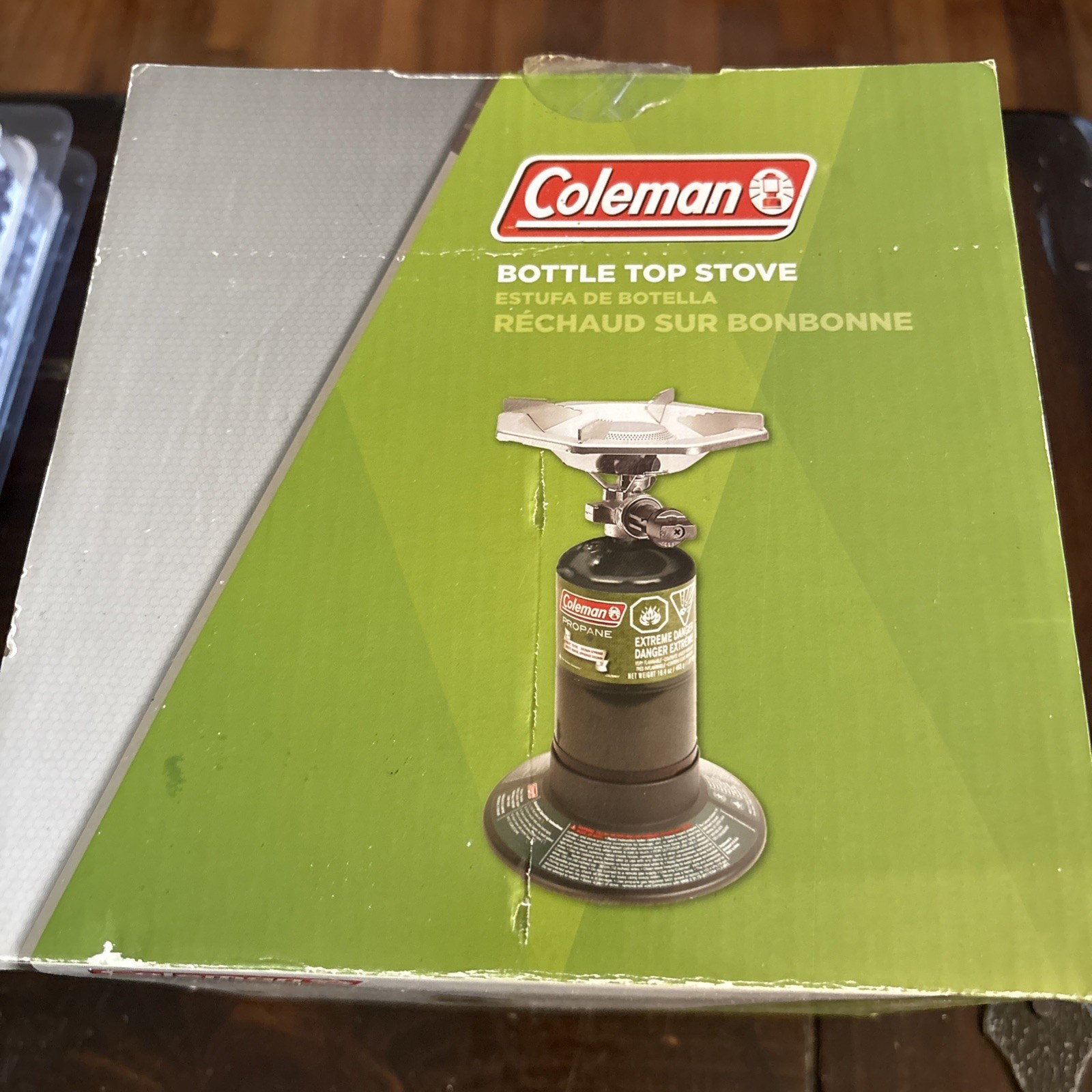 Coleman 1-Burner PerfectFlow Bottle Top Propane Stove 10,000 BTU Camping Outdoor