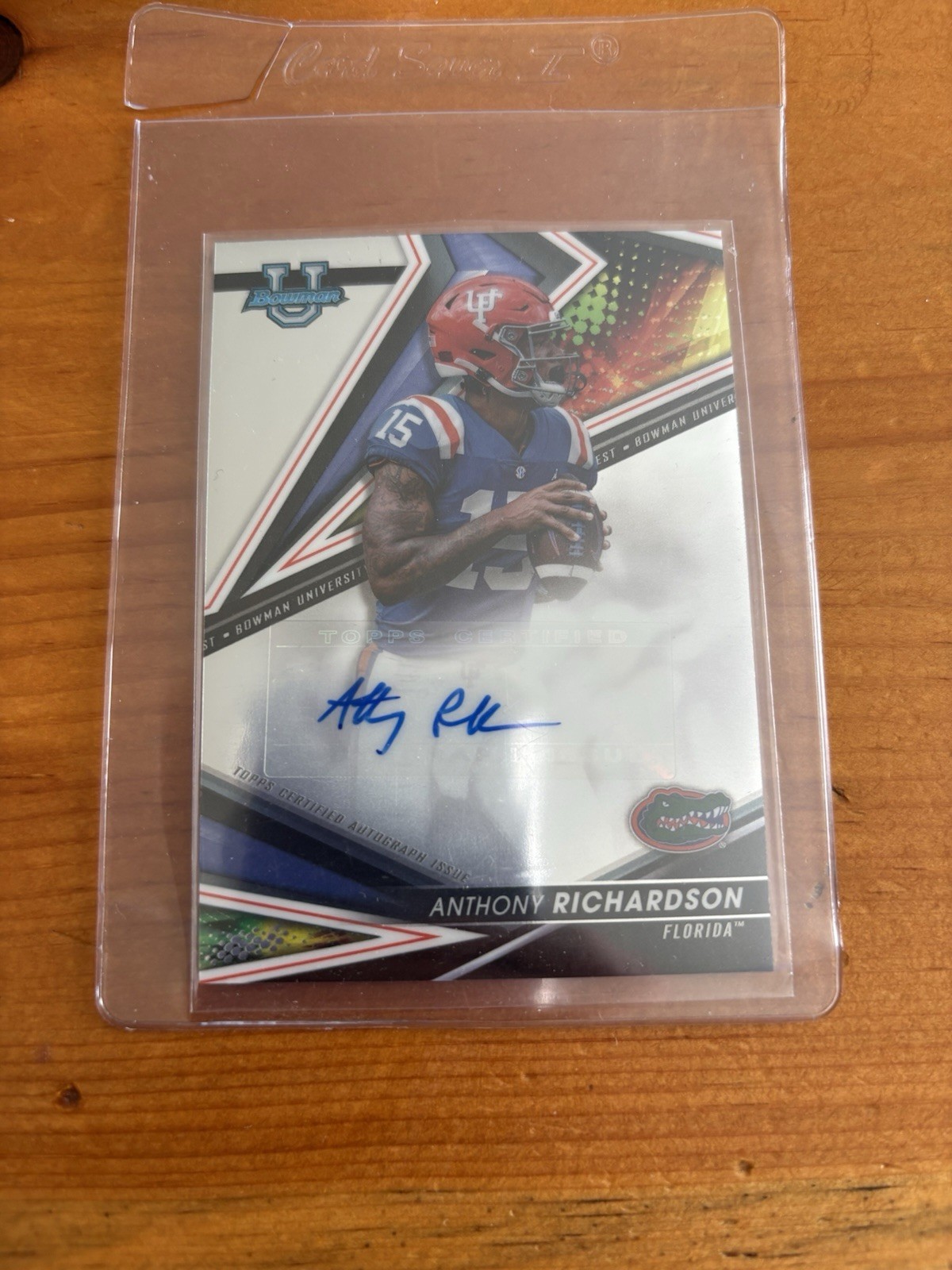 2022 Bowman University Chrome Anthony Richardson Autograph