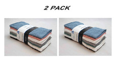  2 PACK Mainstays Washcloth Bundle, 18 Pastel in 1 Pack
