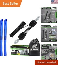 2,000LB 50FT Rope Hoist with Soft Loops - Safe and Efficient Lifting Solution