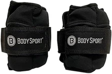 Body Sport Adjustable Ankle Weights for Men & Women, 1 lb.-5 lb., Customizable