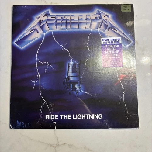 Metallica - Ride the Lightning LP VINYL  Remastered NEW & SEALED