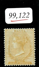 Malta 1875 QV ½d yellow-buff (BPA certificate) superb MNH. SG 10. Sc 3c.