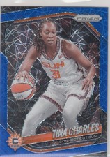 2025 Panini Prizm WNBA Parallel Blue Velocity TINA CHARLES #3 Sun