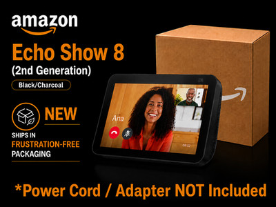 NEW Amazon Echo Show 8 2nd Gen with Alexa 8 inch HD Smart Display Black Charcoal