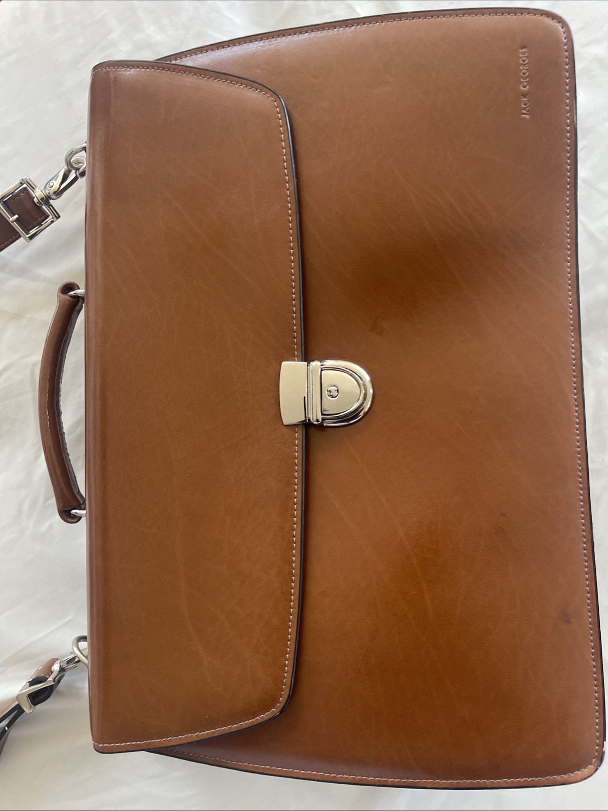 Jack Georges Elements Executive Leather Briefcase - image 1