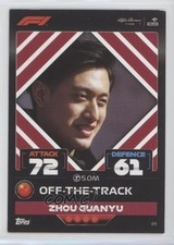 2022 Topps F1 Turbo Attax Zhou Guanyu #89 0c6