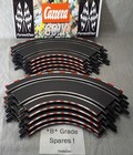 Carrera GO ! Lot de 90 rails ternes courbes bord rouge et blanc x10 grade 1:43 "B"