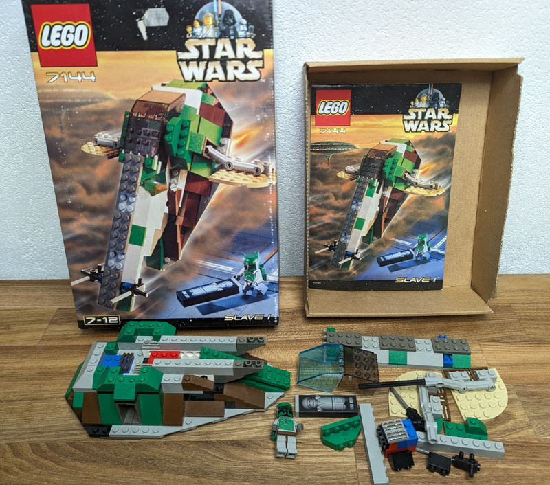Lego Star Wars 7144 Slave I Vintage Box Original Box Boba Fett sw0002 Jango
