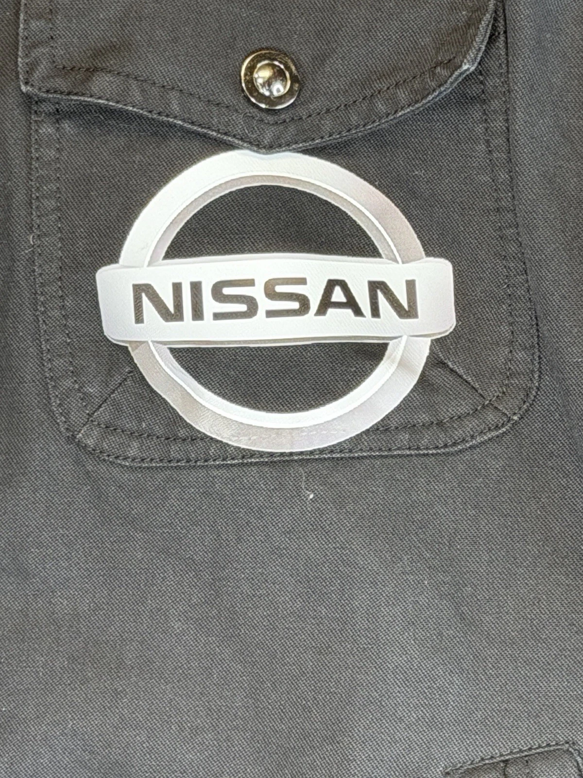 Nissan 370Z Men's Sherpa Lined Canvas Jacket Black Size Medium - product detail image 3