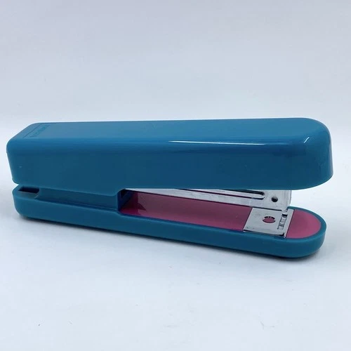 Vintage Boston Model 55 Stapler Plastic Retro 80s Turquoise & Pink