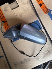 Audi A4 B7 2006 Left Wing Mirror Complete Silver/blue