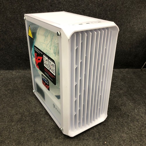 MANIK Sabre II White Gaming PC Ryzen 5 4500 16GB 2TB SSD Radeon RX 6500 XT W11*