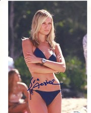 Sara Foster Signed Autographed 8x10 Swimsuit Model Photo ACOA