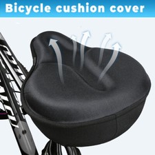 Comfort Wide Big Bum Soft Gel Cruiser Bike Saddle Bicycle Seat Air Cushion Pad