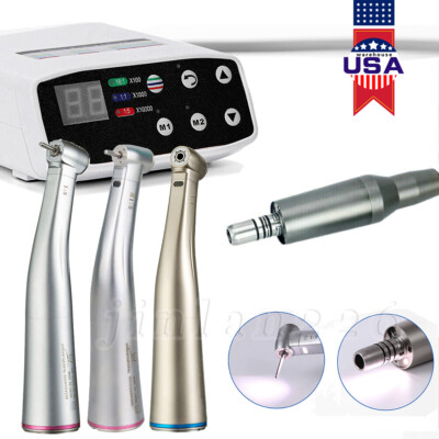 NEW Dental Brushless LED Electric Micro Motor 1:5/1:1 Increasing Handpiece USA
